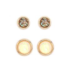 Bijuterii Femei Forever21 Iridescent Faux Gem Stud Set Goldmulti