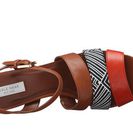 Incaltaminte Femei Cole Haan Anisa High Sandal Acorn LeatherOptic WhiteNavy Ink PrintCitrus Red Leather