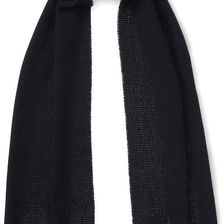 Ralph Lauren Basket-Weave Cashmere Scarf Black