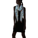 Accesorii Femei San Diego Hat Company BSS1549 Lightweight Scarf with All Over Print and Tassels BlackWhite