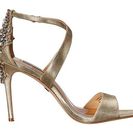 Incaltaminte Femei Badgley Mischka Cadence II Platino Metallic Suede