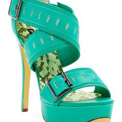 Incaltaminte Femei Michael Antonio Tyrian Island Platform Sandal Lt Teal