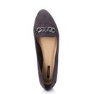 Incaltaminte Femei Forever21 Faux Suede Chain Loafers Grey