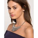 Bijuterii Femei CheapChic Ice Breaker Metallic Stone Necklace Met Slvr