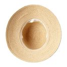 Accesorii Femei LAUREN Ralph Lauren Braided Top Stitched Raffia Sun Hat NaturalWhite