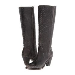 Incaltaminte Femei Frye Mustang Pull On Black Embossed Stone Wash