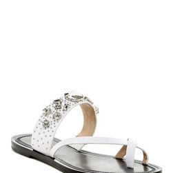 Incaltaminte Femei Via Spiga Gwenda Embellished Sandal WHITE