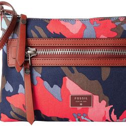 Fossil Dawson Crossbody Blue Floral