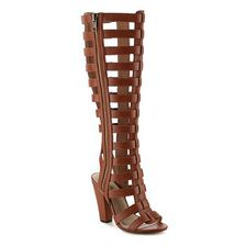 Incaltaminte Femei Michael Antonio Kimiko Gladiator Sandal Cognac