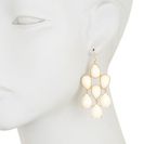Bijuterii Femei Natasha Accessories Teardrop Chandelier Dangle Earrings IVORY