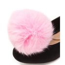 Accesorii Femei CheapChic Fur Sure Pom-pom Shoe Accessories Pink