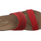 Incaltaminte Femei Rockport Total Motion Romilly Slide Red Pepper Cas Suede