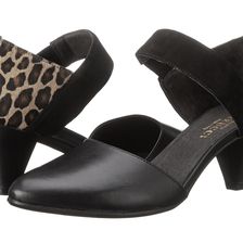 Sesto Meucci Breanne Black Calf/Camel Leo Hair/Black Suede Combo