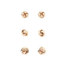 Bijuterii Femei Forever21 Knot Stud Set Gold