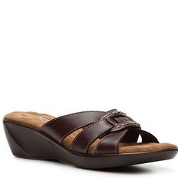 Incaltaminte Femei Walking Cradles Coco Wedge Sandal Brown