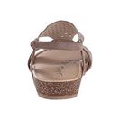 Incaltaminte Femei Aetrex Sandalistatrade Melanie Adjustable Quarter Strap Taupe