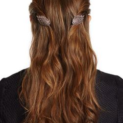 Accesorii Femei Natasha Accessories Vintage Wing Hair Clip - Set of 2 ANTQ GLD
