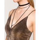 Bijuterii Femei CheapChic Hollow Pipe 3pc Choker Wwrap Black