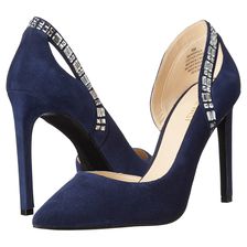 Nine West Tapdance Navy Suede