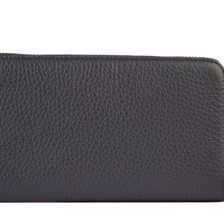 Trussardi Leather Coin Case Holder Blue