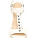 Incaltaminte Femei Marc Fisher Kellie Studded Wedge Sandal CHIC CREAM