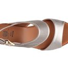 Incaltaminte Femei GC Shoes Girls Night Wedge Sandal Silver Metallic