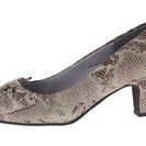 Incaltaminte Femei Walking Cradles Coral BrownBeige Snake Print Leather