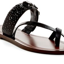 Via Spiga Gwenda Embellished Sandal BLACK