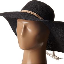 Billabong Saltwater Sunset Wide Brim Straw Hat Off Black