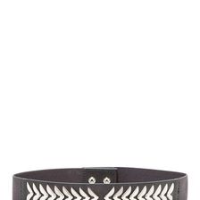 Accesorii Femei Linea Pelle Chevron Stretch Belt GREY