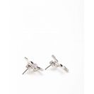 Bijuterii Femei Forever21 CC Skye Echo Bar Earrings Silverclear