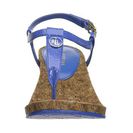 Incaltaminte Femei LAUREN Ralph Lauren Reeta Summer Blue Crinkle Soft Patent