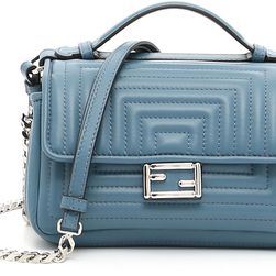 Fendi Double Micro Baguette Bag CERULEO+PALLADIO