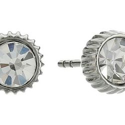 Bijuterii Femei Fossil Glitz Coin Edge Stud Earrings Silver