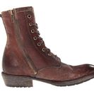 Incaltaminte Femei Frye Carson Lug Lace Up Dark Brown Stone Antiqued