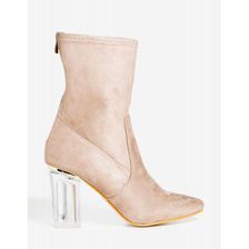 Incaltaminte Femei CheapChic In The Moment Bootie TaupeKhaki