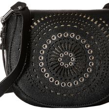 Chinese Laundry AnnaBelle Perforated Adjustable Crossbody Black