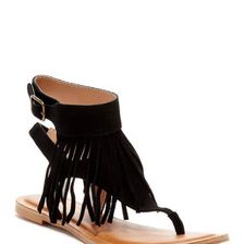 Incaltaminte Femei Restricted Kill It Fringe Sandal Black