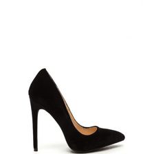Incaltaminte Femei CheapChic Head To Toe Pointed Velvet Pumps Black