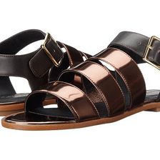 Incaltaminte Femei Calvin Klein Ulie Espresso Metallic Box Leather