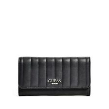 Accesorii Femei GUESS Sereba Quilted Slim Wallet black