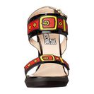 Incaltaminte Femei LOVE Moschino Sandal Wedge with Painted Buckles Black
