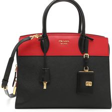 Prada Esplanade Handbag NERO+FUOCO