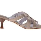 Incaltaminte Femei Johnston Murphy Katy Thong Champagne Metallic Print Suede