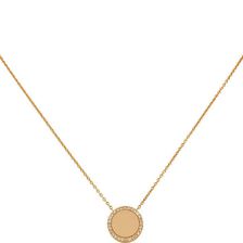 Michael Kors Rose Gold-Tone Medallion Pendant MKJ4330791 N/A