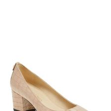 Incaltaminte Femei Stuart Weitzman Classic Pointy Toe Block Heel Pump - Multiple Widths Available ADOBE CROC