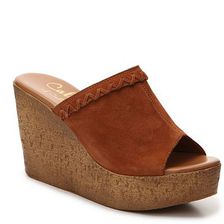 Incaltaminte Femei Callisto of California Shake It Wedge Sandal Tan