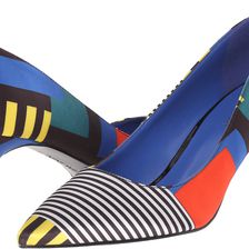 Nine West Margot Blue Multi Fabric
