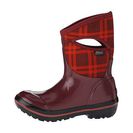 Incaltaminte Femei Bogs Plimsoll Plaid Mid Ox Blood