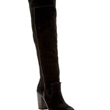 Incaltaminte Femei Dolce Vita Opal Over-The-Knee Boot BLACK SUEDE